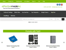 Tablet Screenshot of effectivemediainc.com